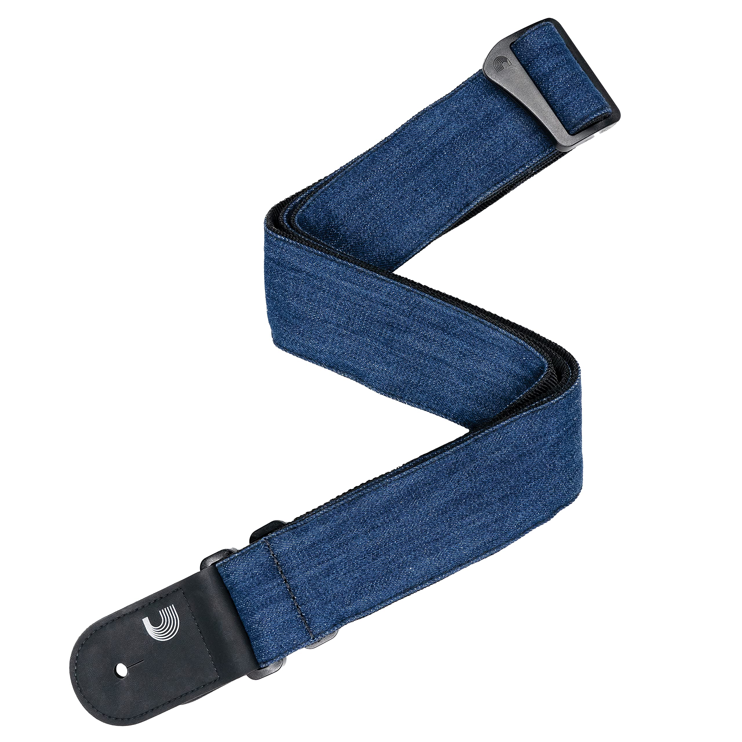 D'Addario Denim Guitar Strap for Electric & Acoustic Guitars - Adjustable Blue Jeans Style Strap for Bass & Electric Guitar Players - Perfect for Live Performances & Studio Sessions