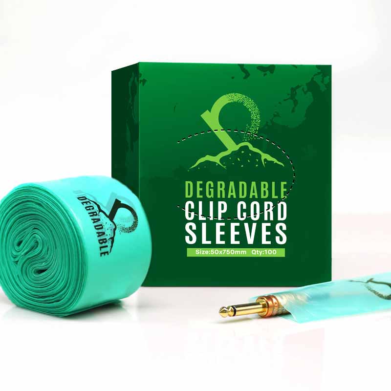 Eco-Friendly Biodegradable Clip Cord Sleeve 50mm x 750mm - Pack of 100 | Perfect for Cable Management, Office Organization & Home Electronics Protection