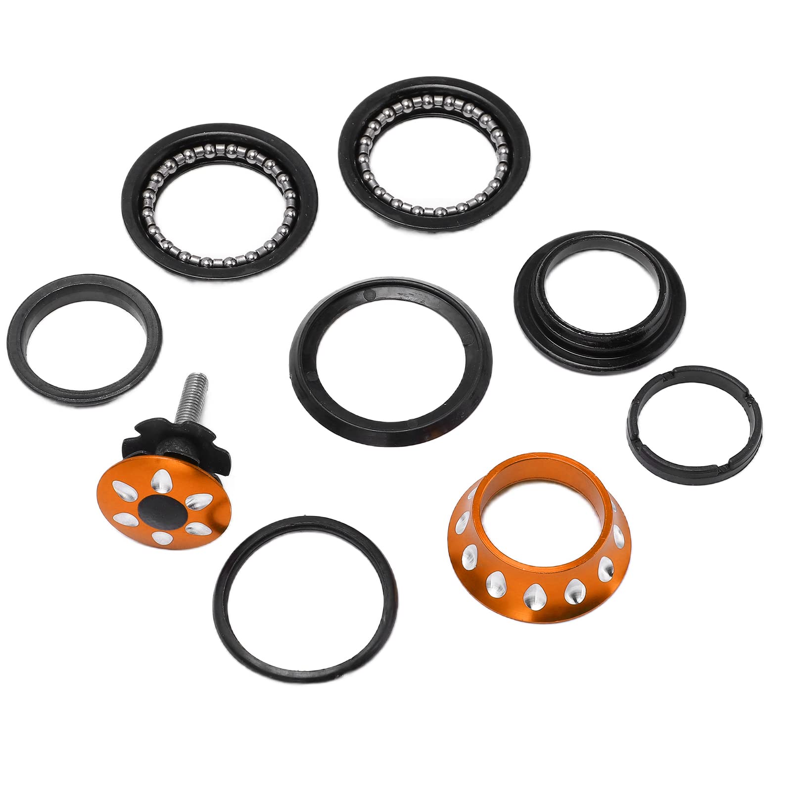 CHICIRIS Bearing Headset - Durable Electroplated Metal Shell, Colorful Bearings for Mountain Bikes & BMX - Perfect for Off-Road Cycling, Trail Riding & Urban Commuting