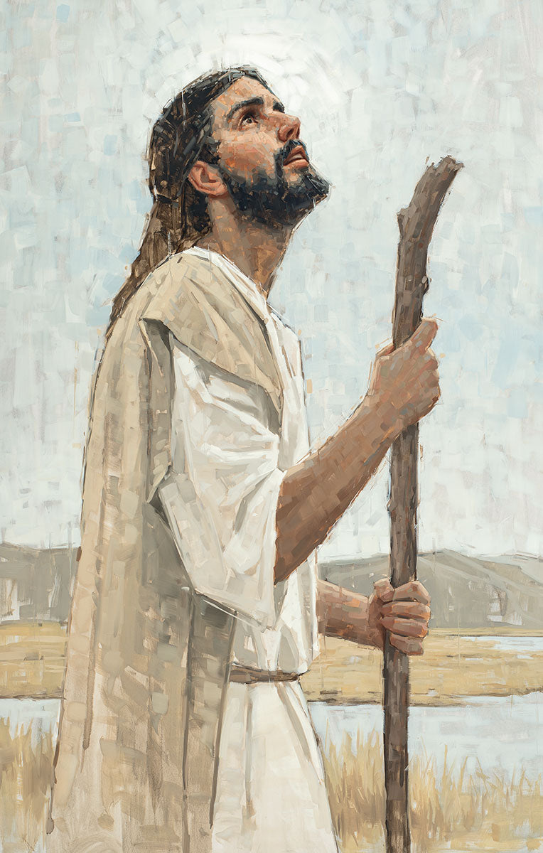 Our Shepherd By Dan Wilson - Handcrafted Home Decor for Christian Families - Perfect for Living Room, Bedroom & Gift Giving