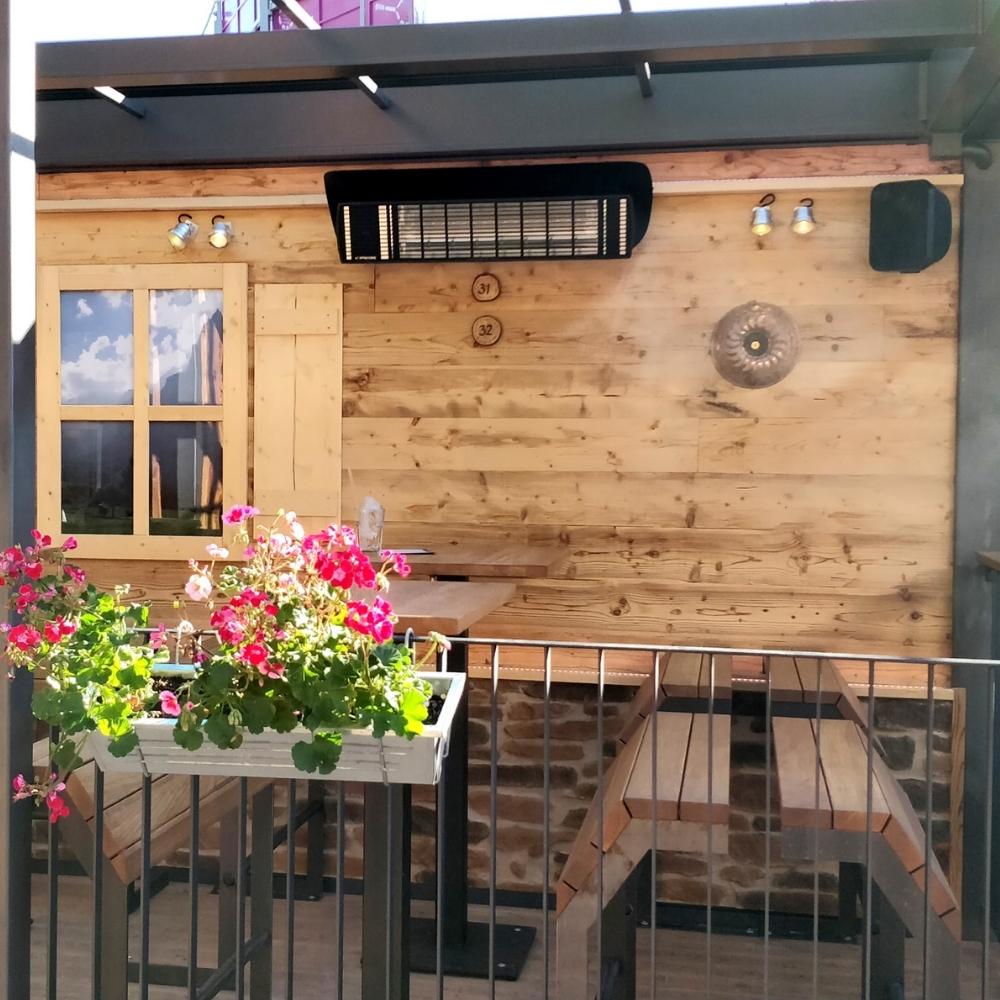 Heatscope Weather Shield for IP24 Electric Heaters - Outdoor Protection Cover for Patio, Garage & Workshop Use