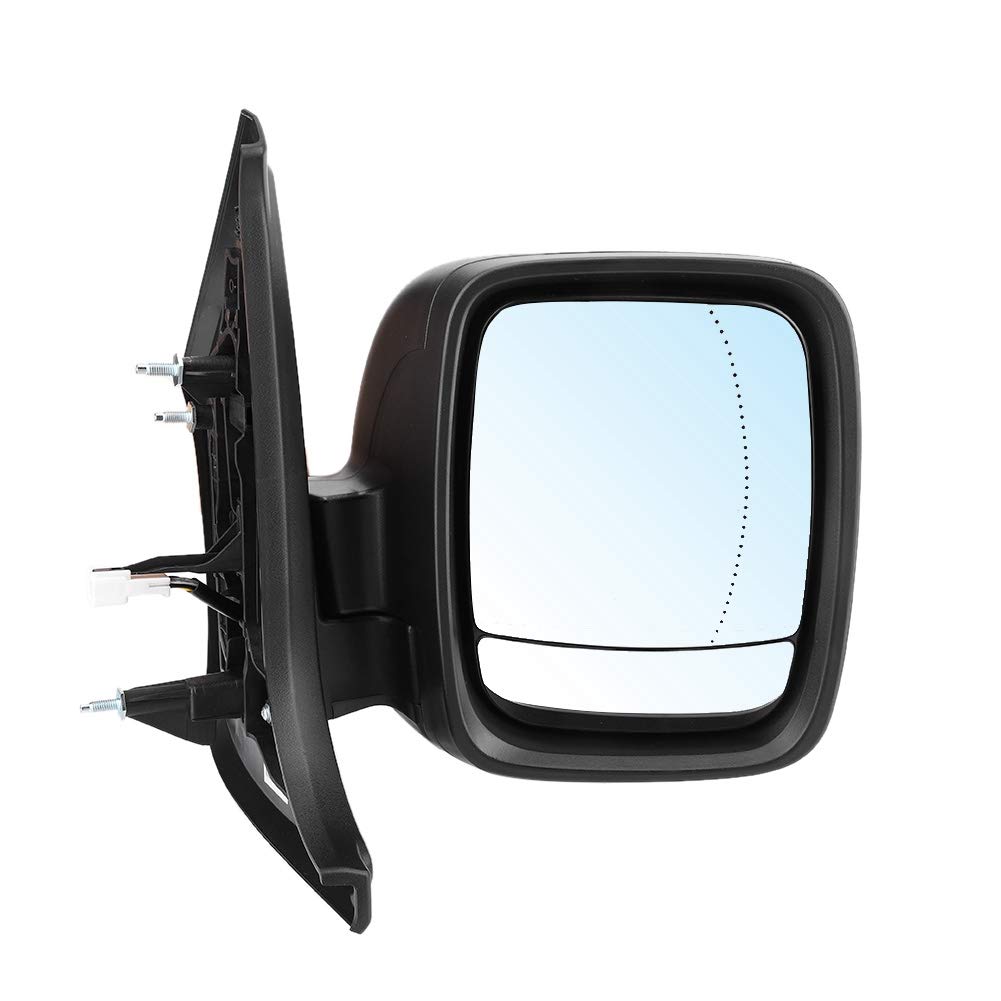 Electric Backup Reflector Mirror Right Side Black 963660940R - Compatible with Fiat Talento 2016-2023 | Replacement Rearview Mirror for Enhanced Safety & Visibility | Perfect for Parking, Reversing & Night Driving