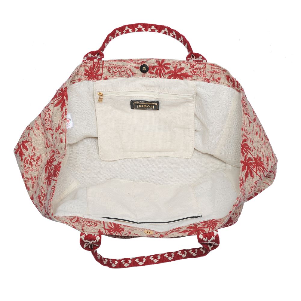 Stylish Marbella Print Tote Bag - Fashionable Canvas Shopping Bag for Women - Perfect for Beach, Grocery Shopping & Daily Use