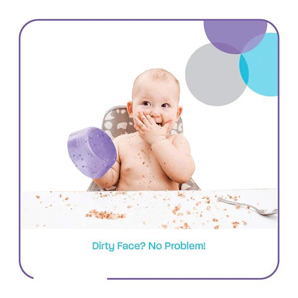 Baby Works Dry Wipes - 100 Count | Ultra Soft & Hypoallergenic Baby Wipes for Diaper Changes, Face Cleaning & On-the-Go Care