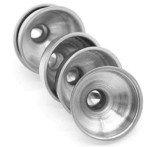 5Pcs Mini Stainless Steel Funnels for Perfume, Essential Oil, Diffuser Bottle & Liquid Transfer - Small Kitchen, Lab, DIY Craft Tools for Precise Pouring