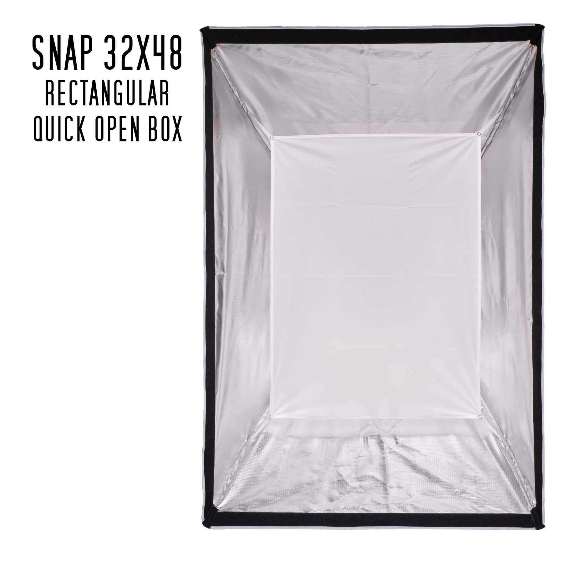 32x48 Inch Large Rectangular Quick Open Softbox for Photography - Perfect for Studio, Portrait & Product Shots
