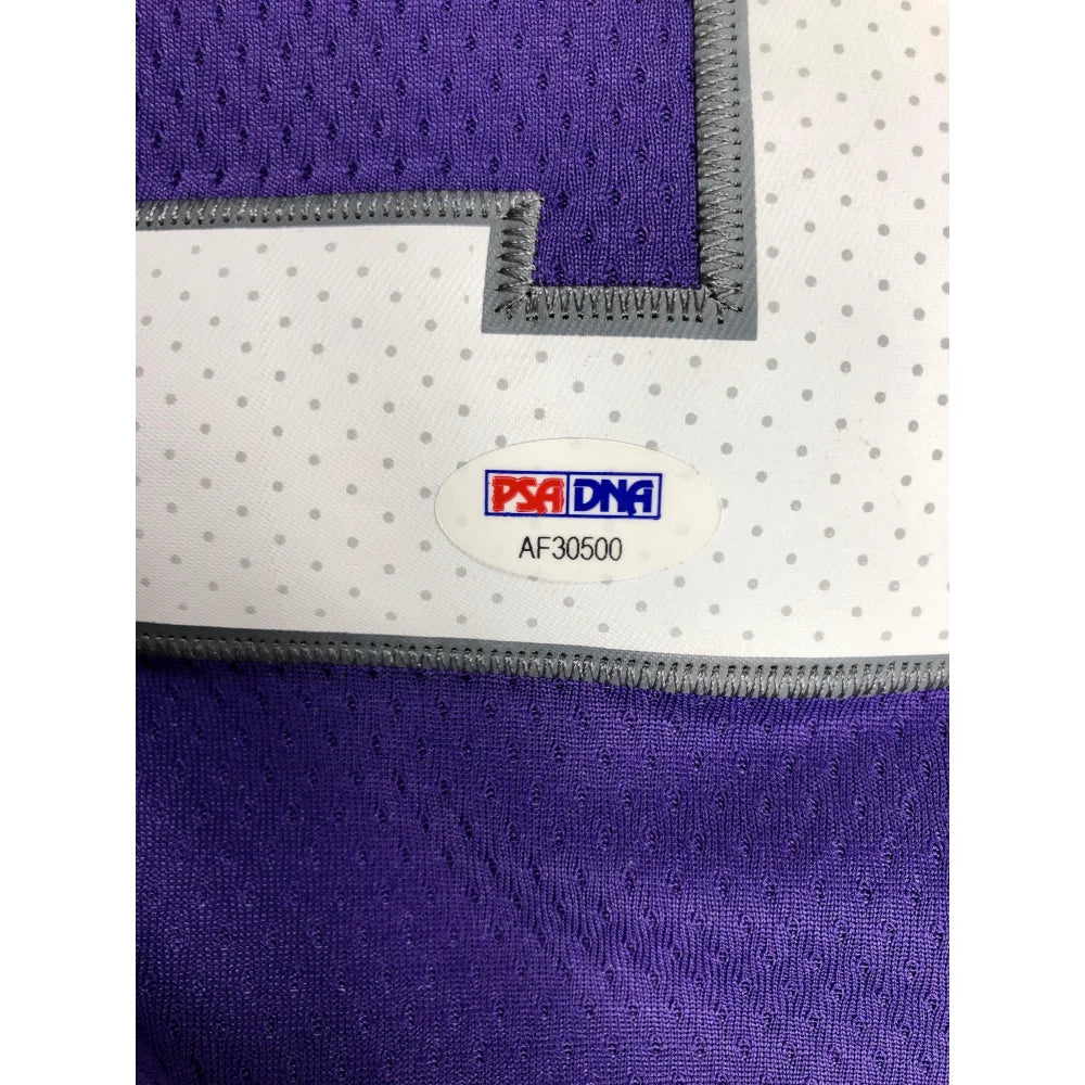 De'Aaron Fox Sacramento Kings Signed Basketball Jersey with PSA/DNA COA - Authentic NBA Autographed Memorabilia for Collectors and Fans - Perfect for Display, Gifts, and Sports Memorabilia Collections
