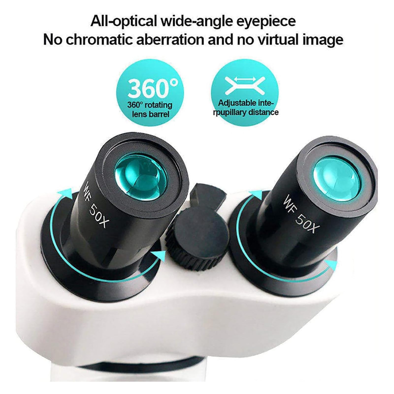 High-Powered Binocular Microscope for Kids, Students & Adults - 15000x Magnification with Dual LED Illumination & Phone Adapter | Perfect for Science Experiments, Classroom Learning & Home Education | Compatible with Computers & Mobile Phones
