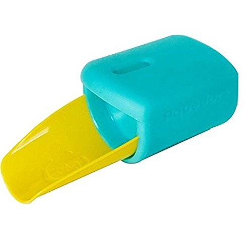 Aqueduck Bath Spout Extender with Cover - Safe & Adjustable Faucet Extender for Kids, Toddlers & Babies - Perfect for Bath Time, Hand Washing & Sink Safety