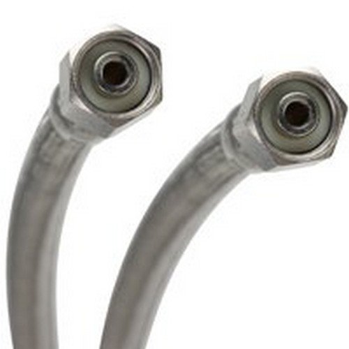 Fluidmaster Stainless Steel Braided Ice Maker Connector - Leakproof & Durable Refrigerator Water Line Replacement for Home & Commercial Use
