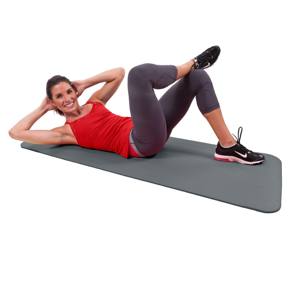 GoFit Premium Yoga Mat 2x6 Feet with Carry Handle - Non-Slip Exercise Mat for Home Workouts, Yoga, Pilates & Gym Training