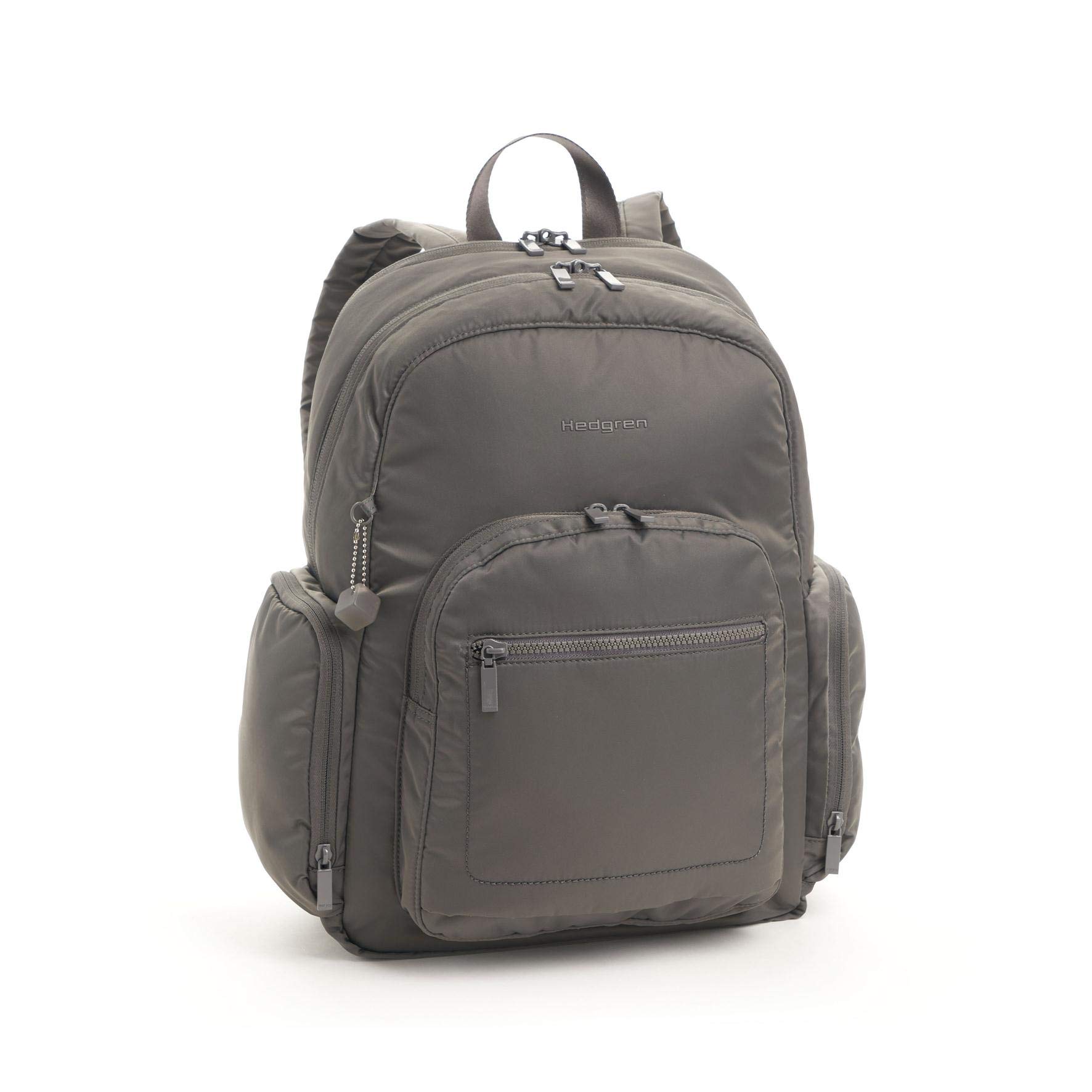 Hedgren Tour Large RFID Blocking Backpack with Padded Laptop Pocket - Tornado Grey | Perfect for Travel, Work & School | Durable & Secure Anti-Theft Design