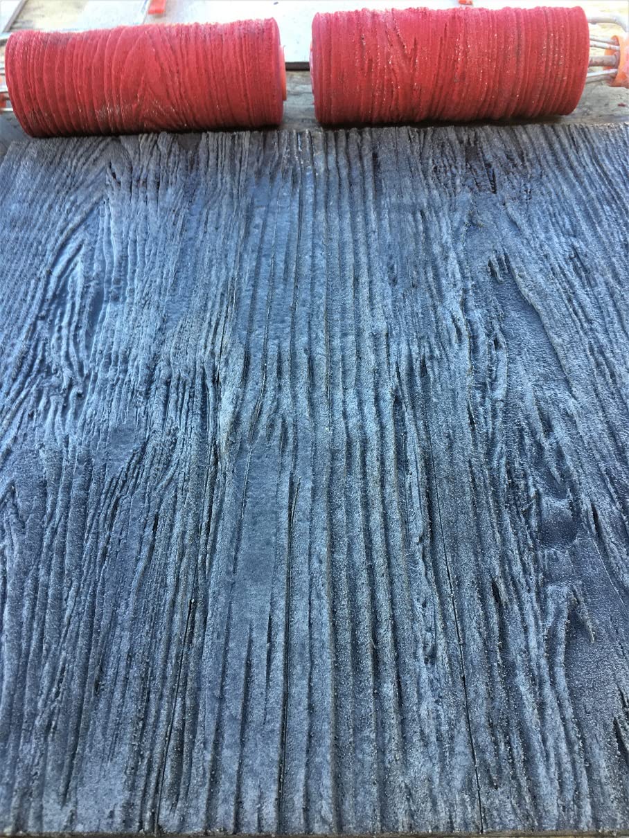 11-Piece Concrete Texture Roller Set - Professional Contractor Grade Stamps & Masonry Forms for Patio, Walkway & Driveway Decoration