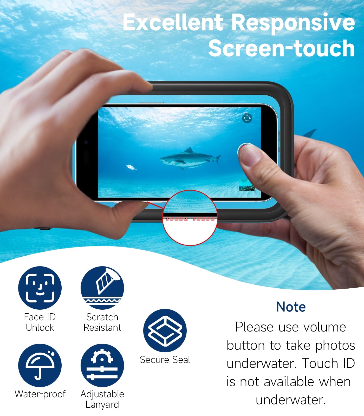 WEKEEP Waterproof Phone Pouch 2 Pack - IPX8 Certified Cellphone Dry Bag for Swimming, Beach, Cruise & Outdoor Activities - Universal Fit for iPhone Samsung - Essential Waterproof Phone Case (Black/Teal)