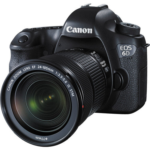 Canon EOS 6D DSLR Camera with 24-105mm f/3.5-5.6 STM Lens - Full Frame Digital SLR for Professional Photography, Vlogging & Travel (USA Version)