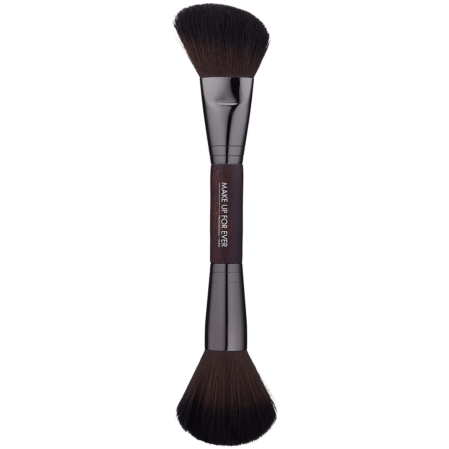 Make Up For Ever Double Ended Sculpting Brush #158 - Professional Contour & Highlight Makeup Brush for Face Sculpting - Perfect for Everyday Makeup & Special Occasions