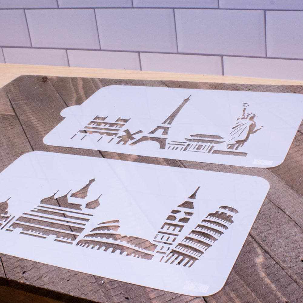 5-Piece Monuments and Major Cities Miniature Set | Bakell® - Perfect for Home Decor, Collectibles, and Educational Gifts