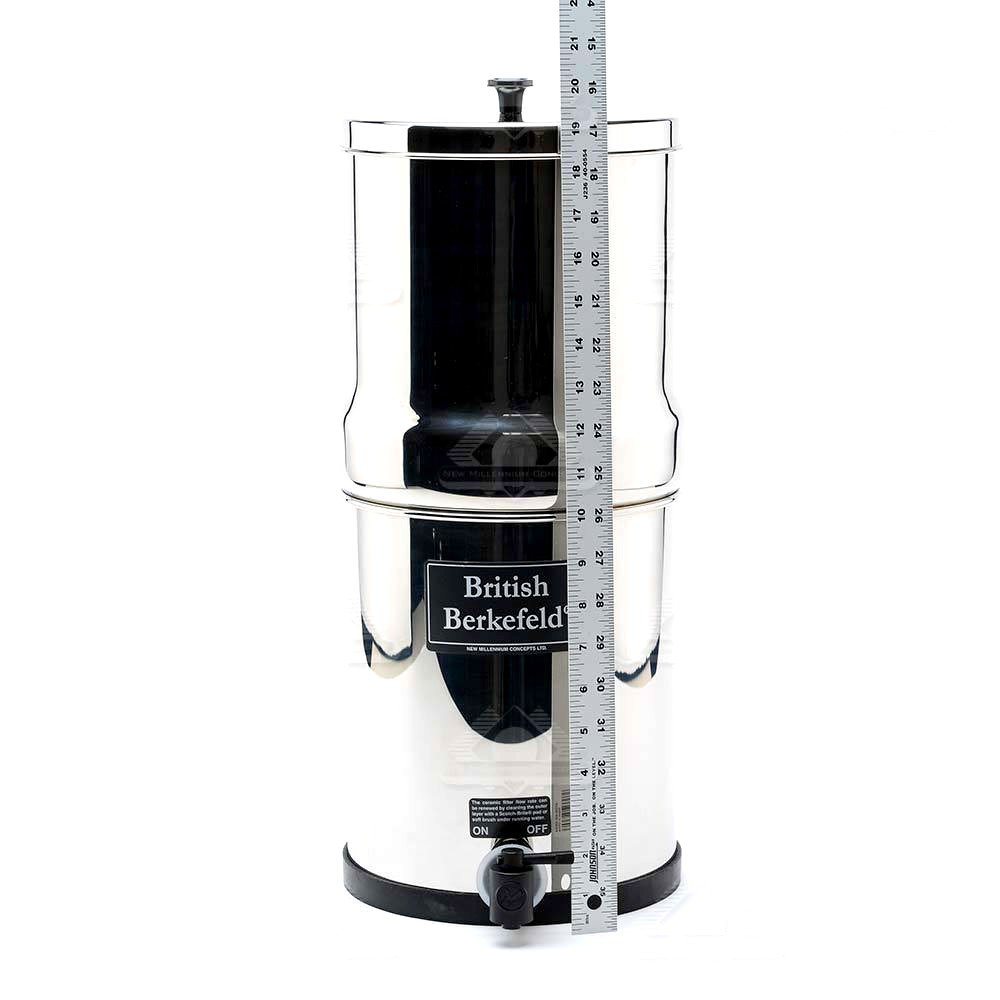 British Berkefeld® Gravity Water Filter System with 4 Super Sterasyl™ Ceramic Filters (7