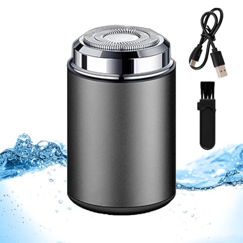 Enspiracle Mini Electric Shaver for Men & Women - Portable USB Rechargeable Travel Shaver - Compact Personal Grooming Kit for Face, Body & Eyebrows - Perfect for Home, Office & Travel Use