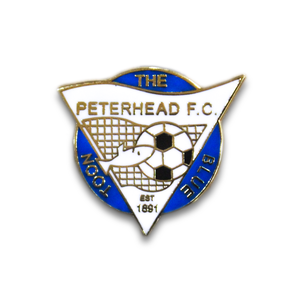 Peterhead FC Pin Badge - Official Scottish Football Club Enamel Lapel Pin - Perfect for Fans, Collectors & Gifts | Wear on Jackets, Hats, Bags & More