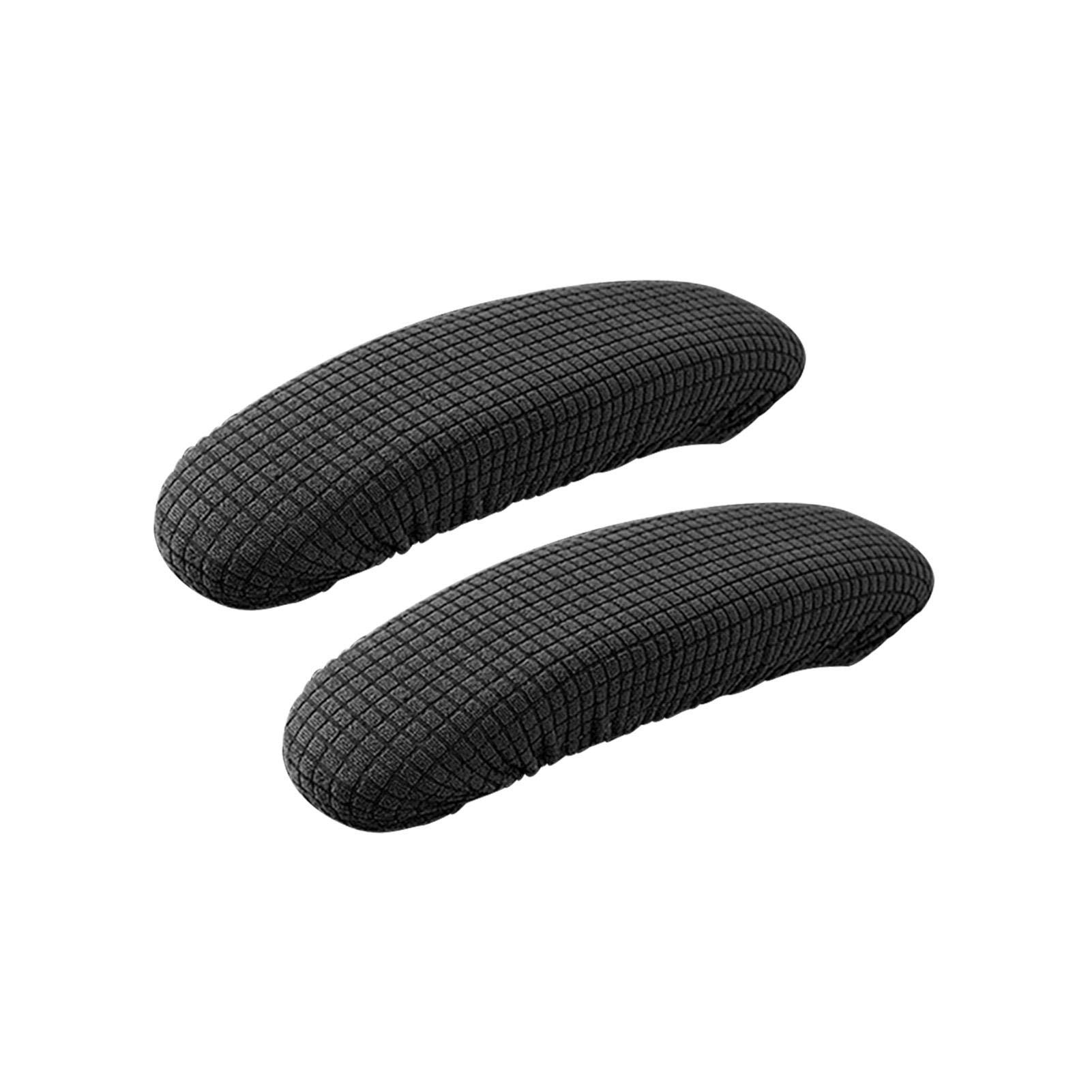 Elastic Washable Waterproof Office Chair Armrest Covers - Removable Stretch Slipcovers for Computer & Desk Chairs - Perfect for Home Office, Gaming & Workspace Comfort