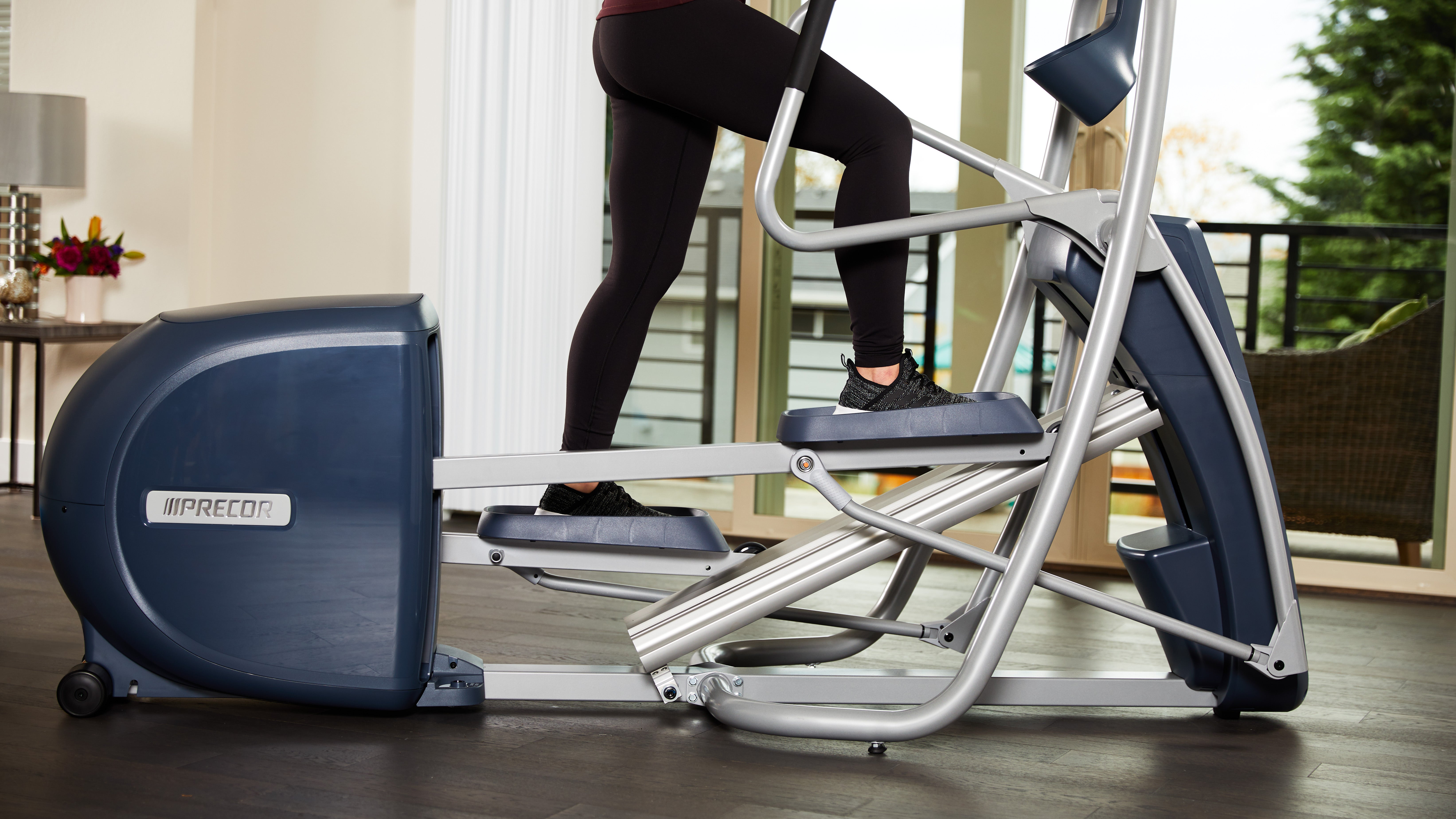 Precor EFX 445 Elliptical Trainer - Commercial Grade Cardio Machine for Home Gym & Fitness Studio (Display Model) - Low Impact Workout for Weight Loss & Full Body Toning