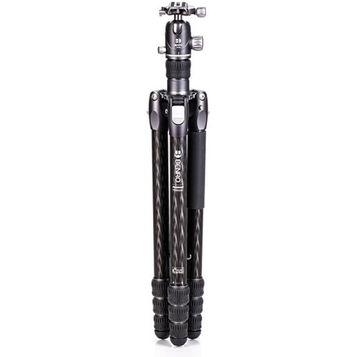 Benro Rhino Carbon Fiber Tripod & Monopod with VX30 Ballhead - 4-Section Twist Lock Legs, Lightweight Travel Tripod for DSLR Cameras - Perfect for Photography, Hiking & Outdoor Adventures