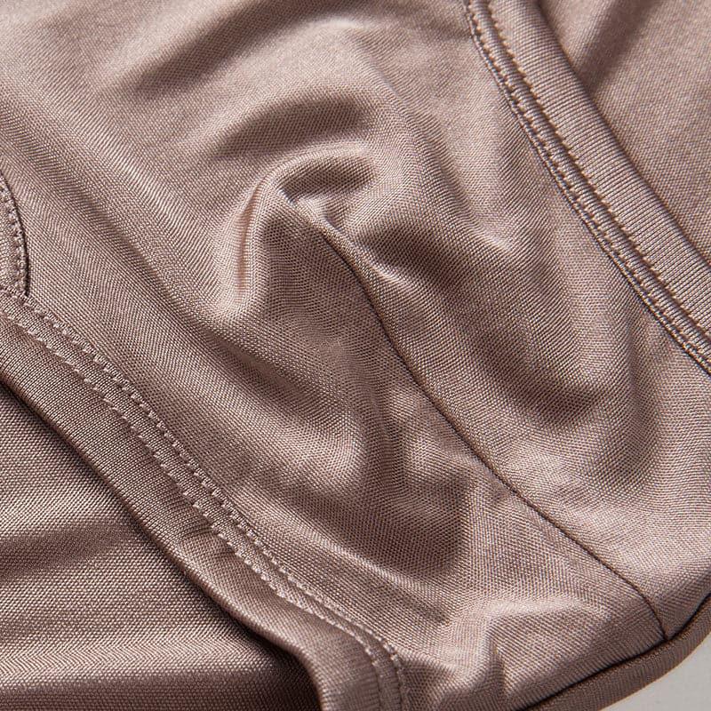 Premium Silk Boxer Briefs for Men - Ultra Soft & Breathable Underwear for Comfort & Style - Perfect for Sleep, Lounge & Everyday Wear