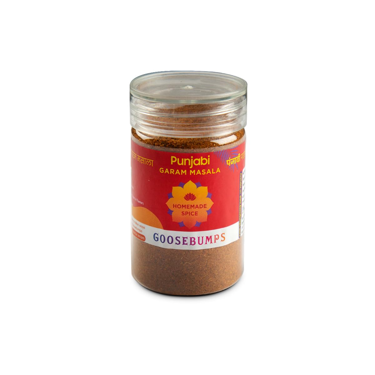 Goosebumps Gourmet Punjabi Garam Masala - 100% Natural Vegan Spice Blend | Authentic Artisanal Indian Seasoning | No Bulking Agents, Artificial Colors or Preservatives | 90g | Perfect for Curries, Biryani & Home Cooking
