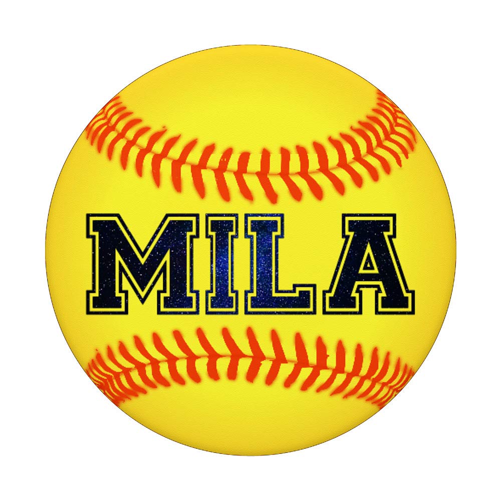 Personalized Softball with Girl's Name - Custom Sports Gift for Female Athletes - Perfect for Games, Practice, and Team Gifts
