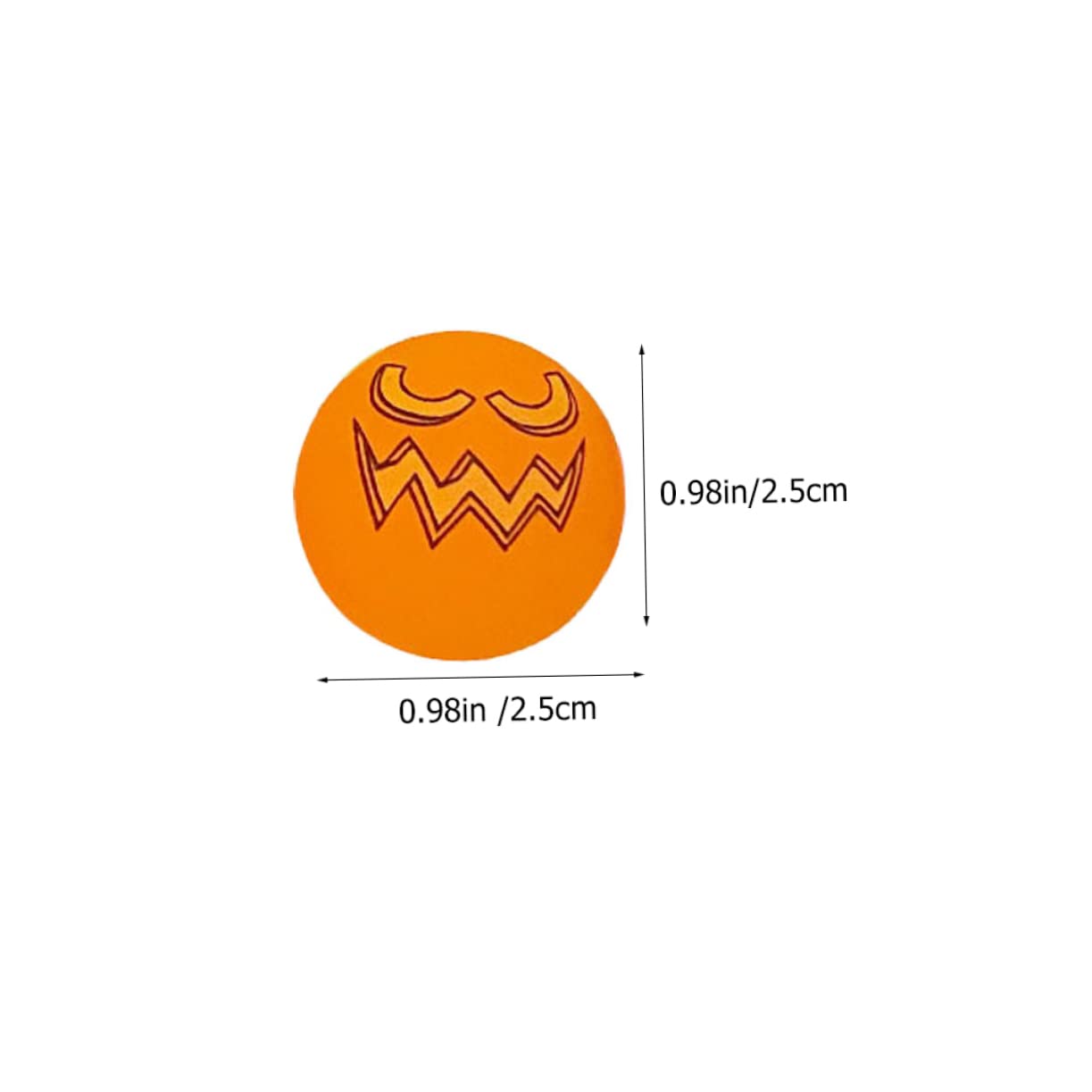 HOOTNEE 20-Pack Glow in The Dark Bouncy Balls - Halloween Party Favors, Kids Birthday Party Supplies, Rubber Bouncing Balls for Outdoor Games & Nighttime Play