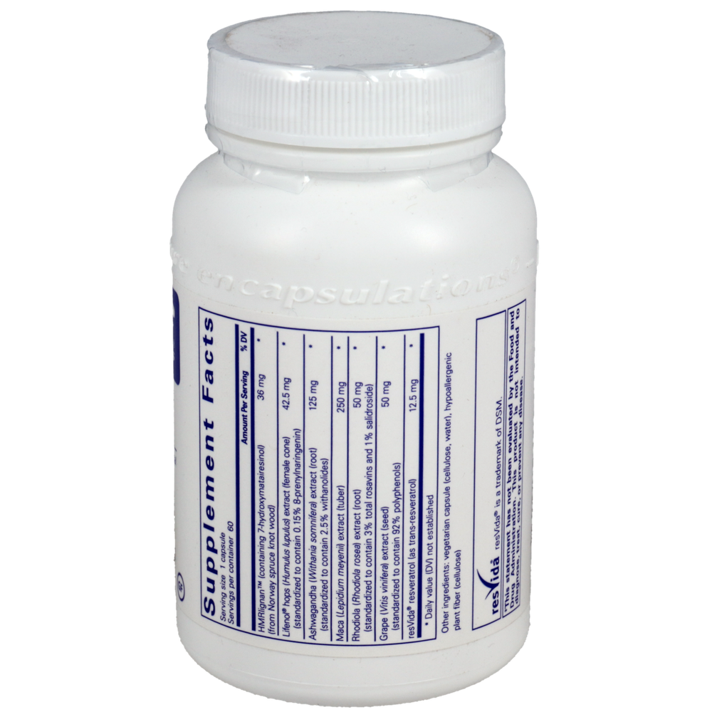 Pure Encapsulations MenoVive 60 Capsules - Natural Menopause Support Supplement with Black Cohosh & Soy Isoflavones - Hot Flash Relief & Hormone Balance for Women - Perfect for Night Sweats & Mood Swings