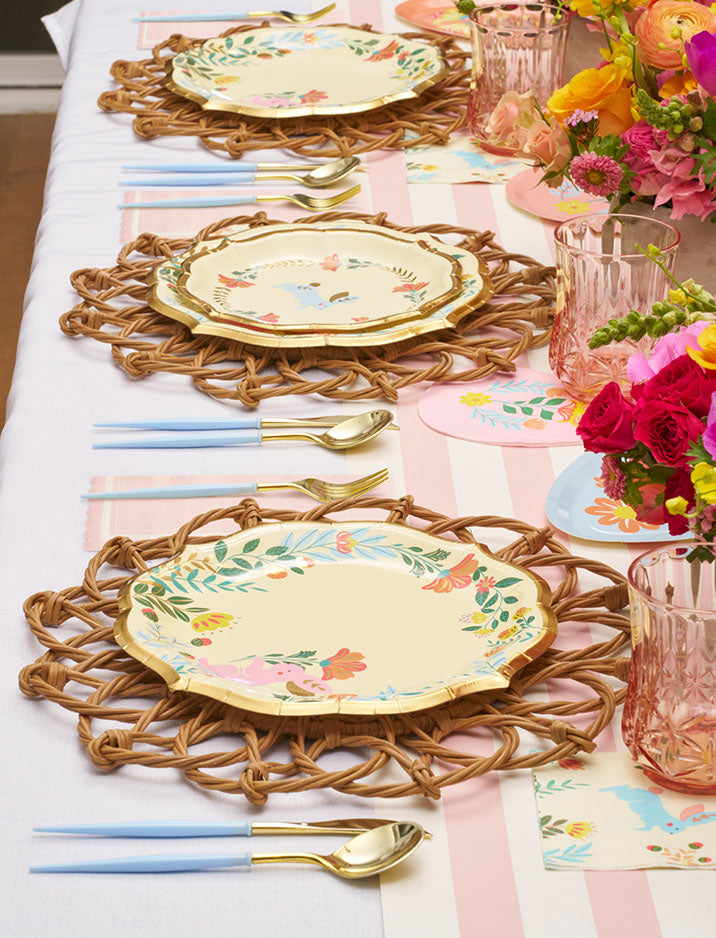Ultimate Easter Tablescape Decorations - Folklore Easter Theme Table Setting for Spring Celebrations & Holiday Gatherings