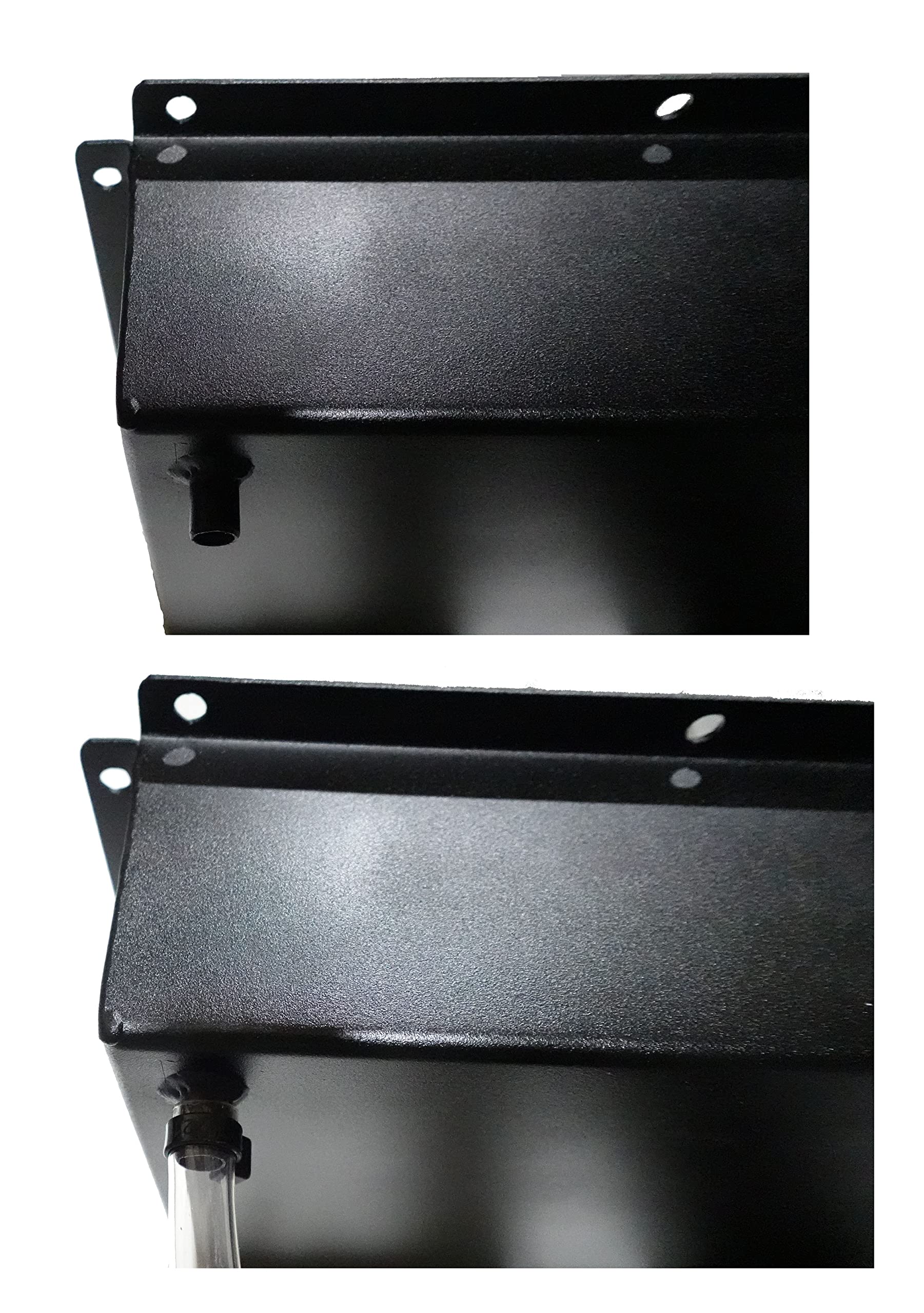 Baldwin Iron Works Recessed Trolling Motor Foot Pedal Pan Tray - Heavy Duty Aluminum Boat Accessory for Fishing & Marine Use