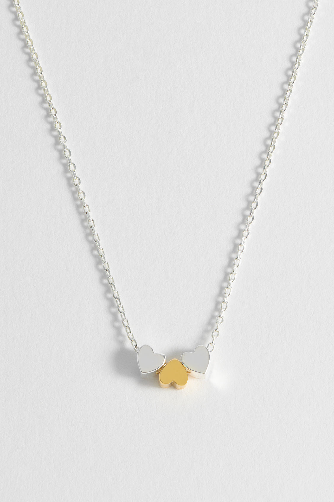 Trio Heart Necklace - Elegant 3-Layer Heart Pendant for Women | Perfect Gift for Valentine's Day, Anniversary & Romantic Occasions