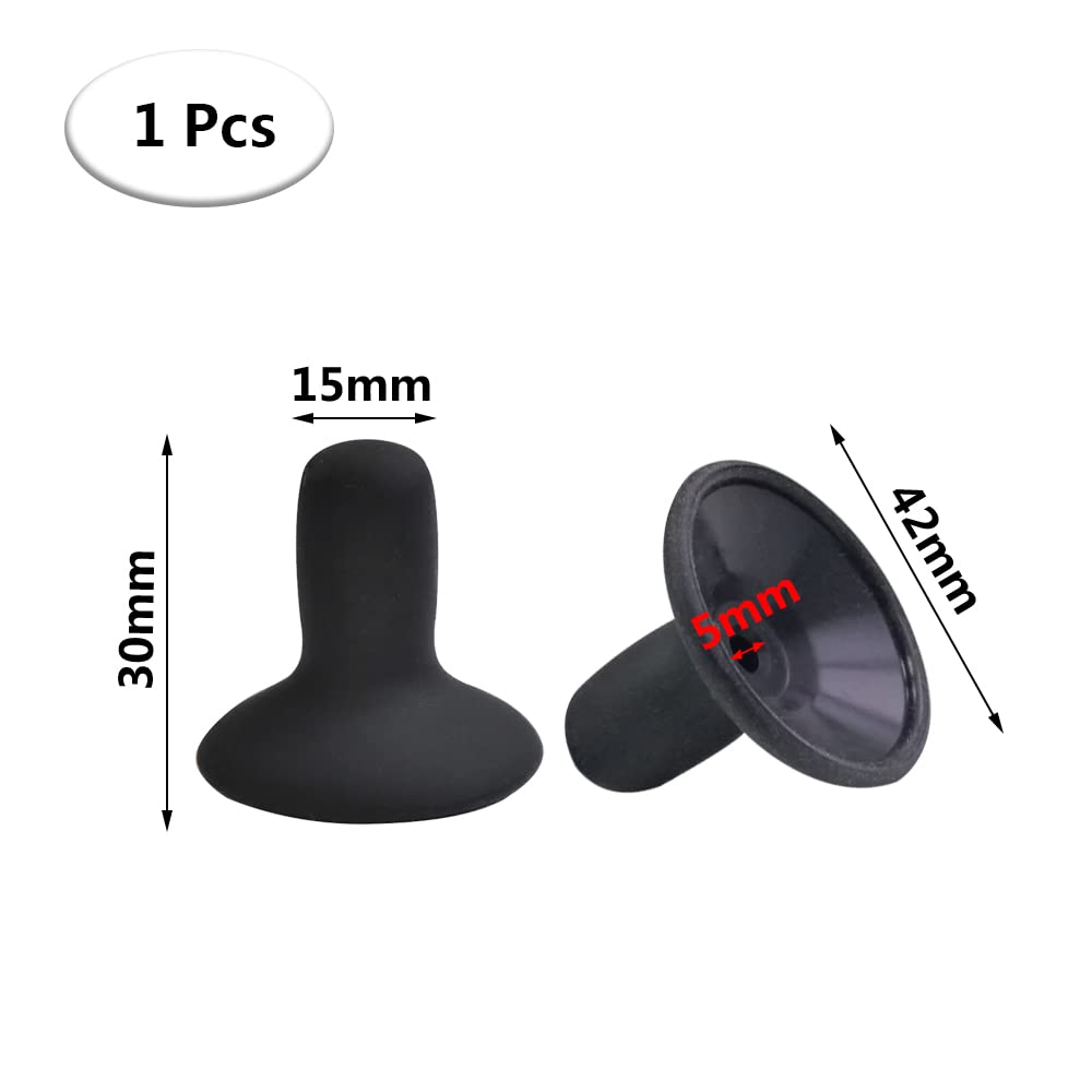 Premium Electric Wheelchair Joystick - Rubber Shark Drive Mobility Knob with Button for Power Wheelchairs | Easy Control for Indoor/Outdoor Use | Ideal for Seniors & Disabled Users
