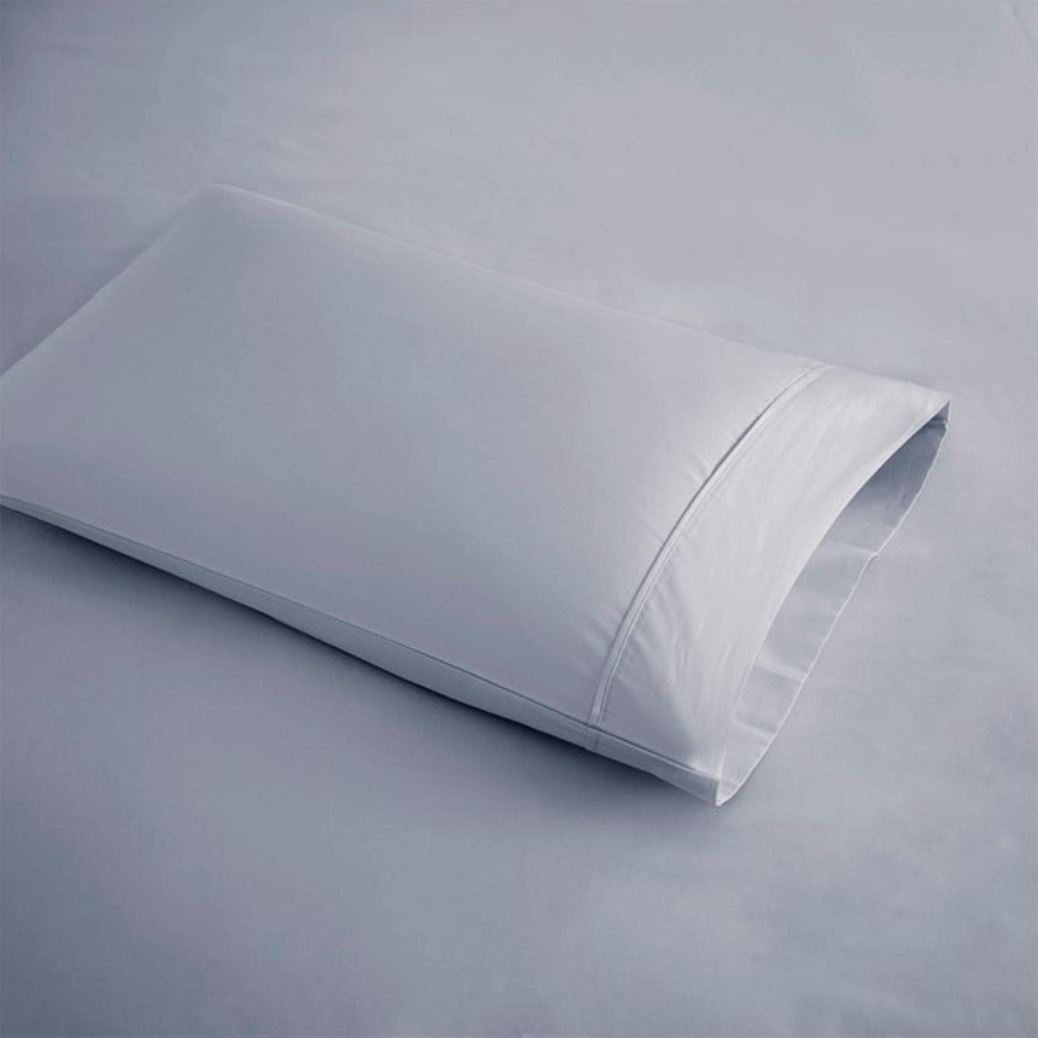 Beautyrest BR 600 Thread Count Cooling Cotton Blend Sheet Set - 16 Inch Deep Pocket, All Season Soft Bedding - Queen Size, Blue - Includes Fitted Sheet, Flat Sheet & 2 Pillowcases (BR20-1003) | Perfect for Hot Sleepers & Luxury Bedroom Decor