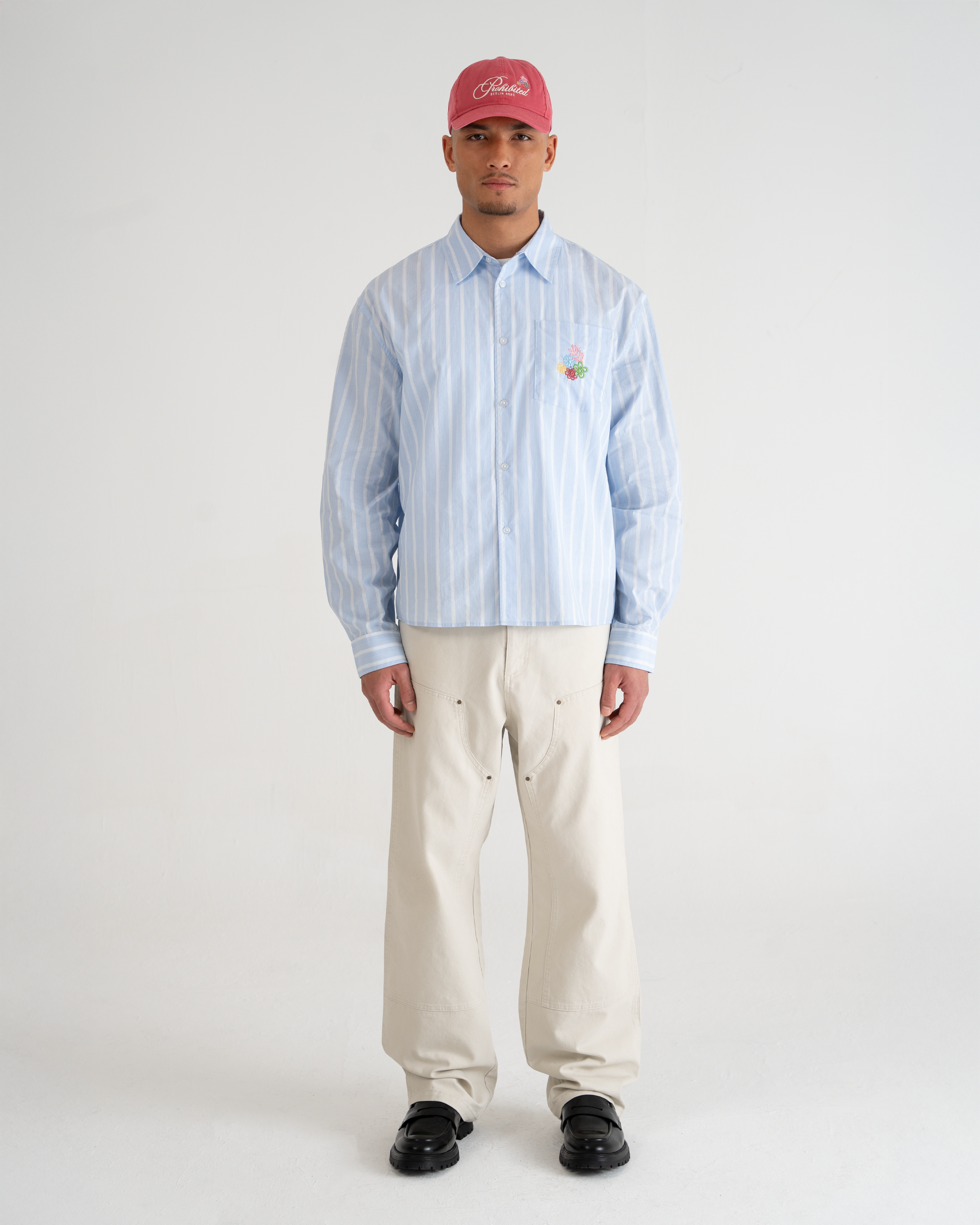 Premium SoHo Dress Shirt for Men - Horizon Blue Business Casual Shirt | Office Wear, Formal Events & Professional Meetings