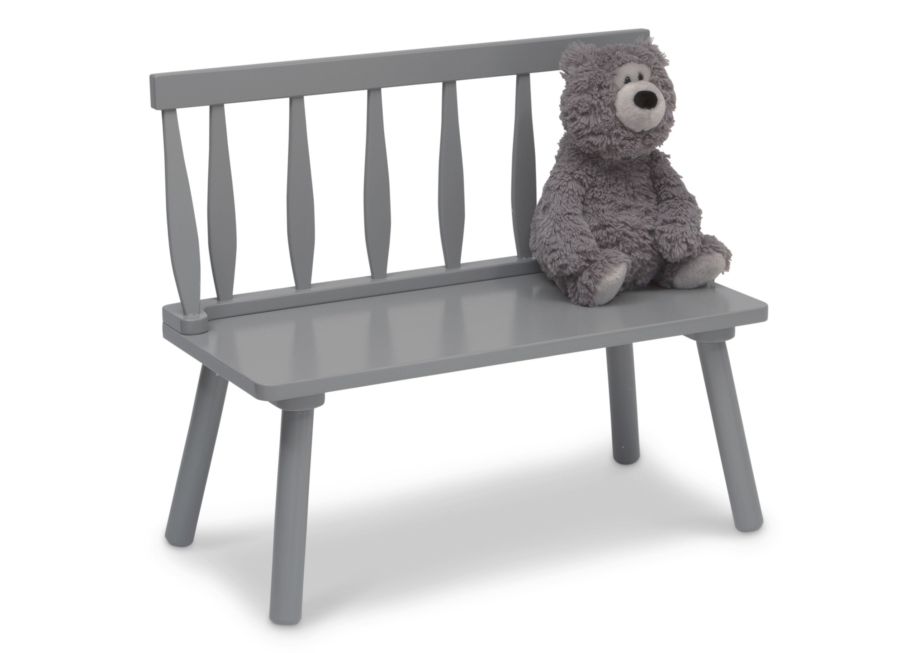 Kids Wooden Windsor Bench - Solid Wood Children's Chair for Playroom, Nursery & Bedroom - Perfect for Reading, Drawing & Relaxing