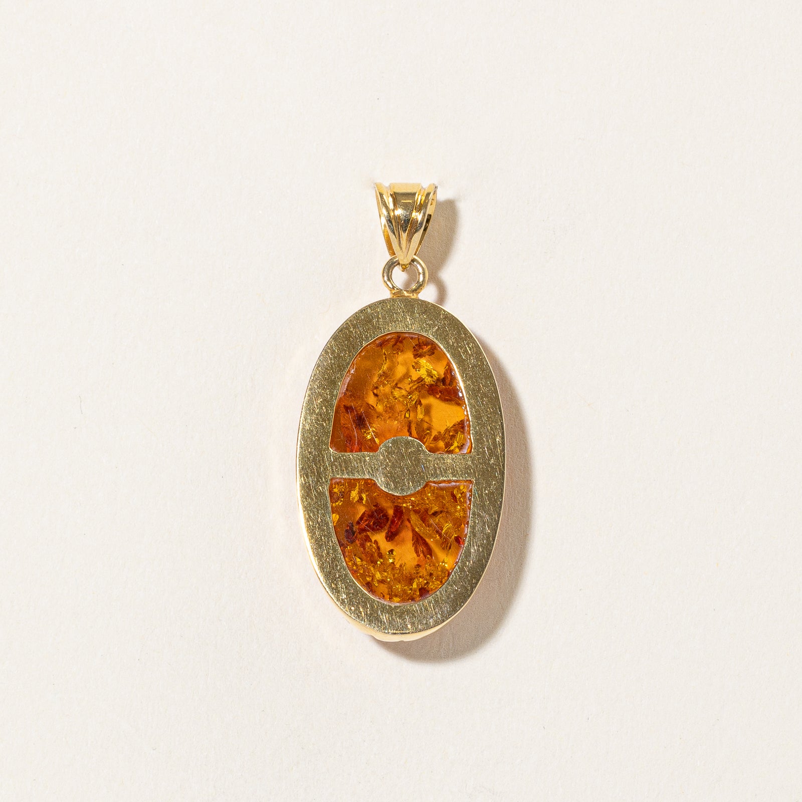 11.00ct Natural Oval Cabochon Amber Pendant - Handcrafted Jewelry for Women, Gift for Her - Perfect for Necklaces, Bracelets & Boho Style Accessories