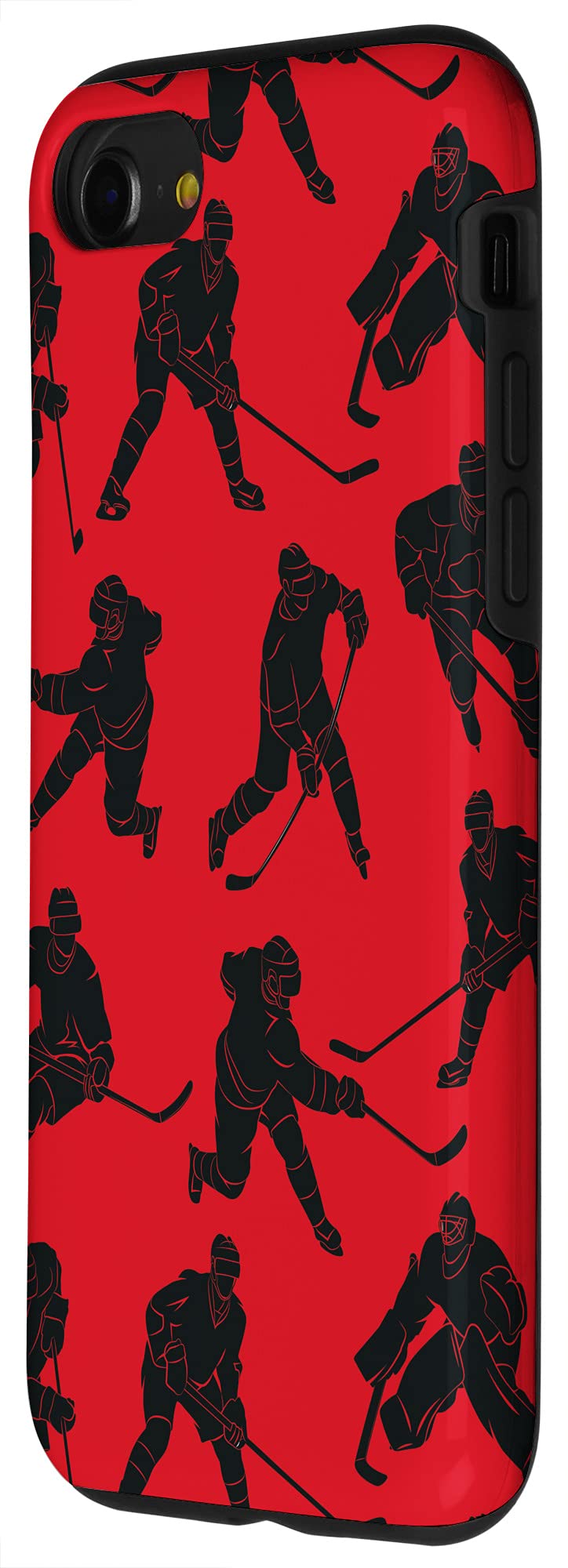 iPhone SE (2020) / 7 / 8 Shockproof Hockey Design Phone Case - Durable Protective Cover for Apple iPhone SE 2nd Gen, iPhone 7 & 8 - Perfect for Hockey Fans, Sports Enthusiasts & Everyday Use