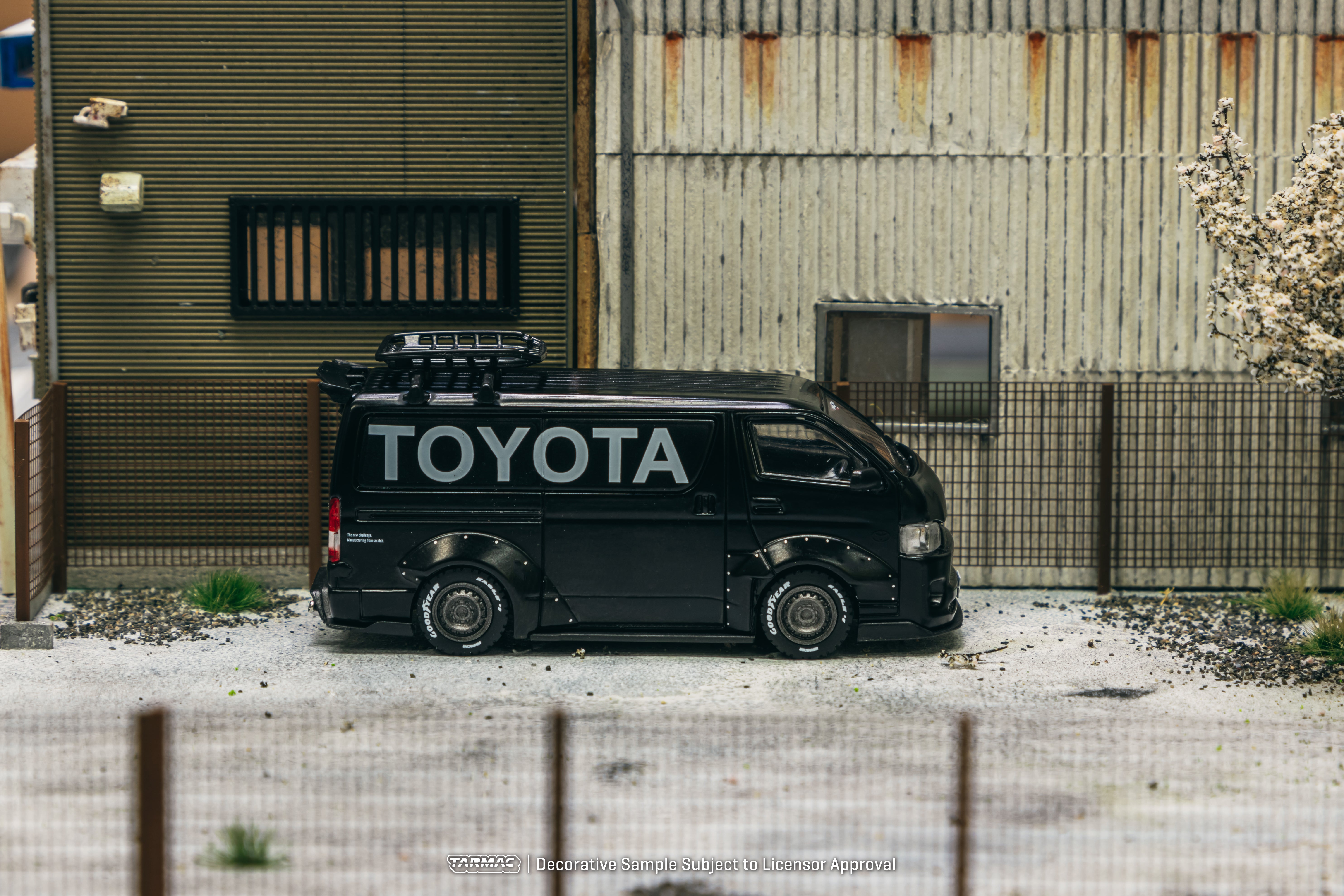 Tarmac Works 1/64 Scale Toyota Hiace Widebody Diecast Model Car - Hobby64 Collectible Toy for Display & Racing Scenes
