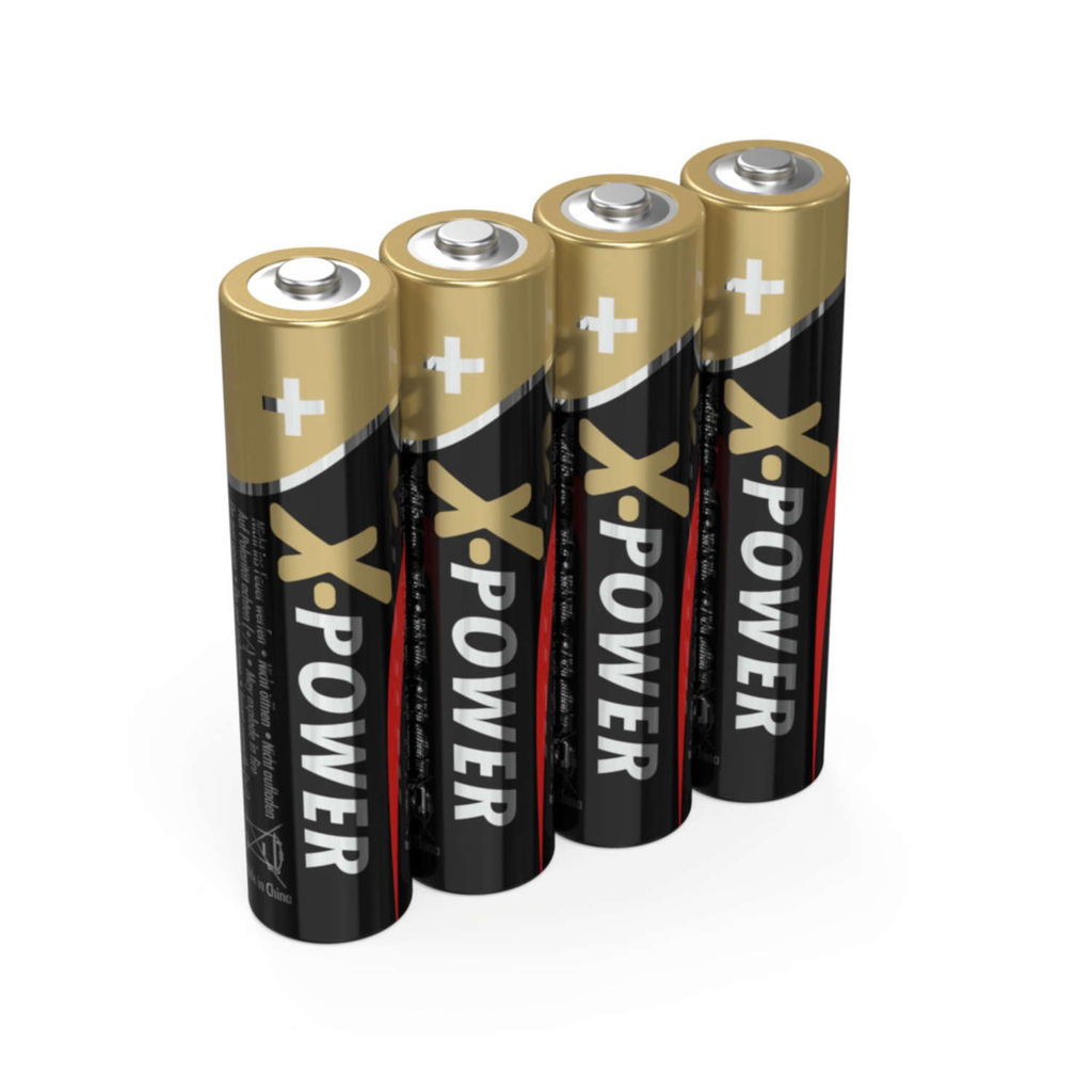Ansmann X-Power AA Rechargeable Batteries 4-Pack - High Capacity 2800mAh, Long Lasting Power for Cameras, Toys, Flashlights & Electronics
