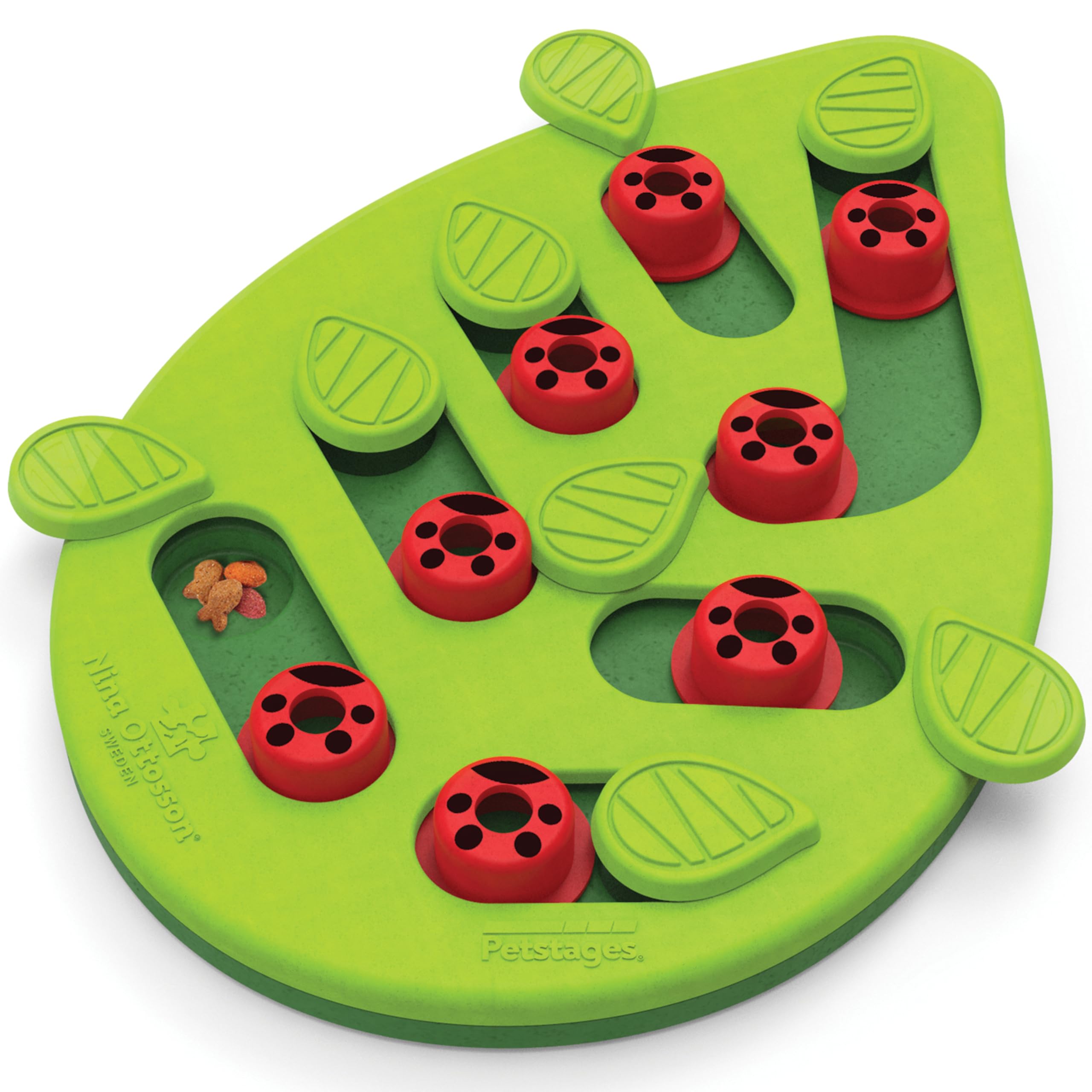 Nina Ottosson Buggin' Out Puzzle & Play - Interactive Cat Treat Puzzle Toy for Indoor Cats - Fun Mental Stimulation & Slow Feeding Game for Kittens & Adult Cats (Perfect for Boredom Relief & Mealtime Enrichment)