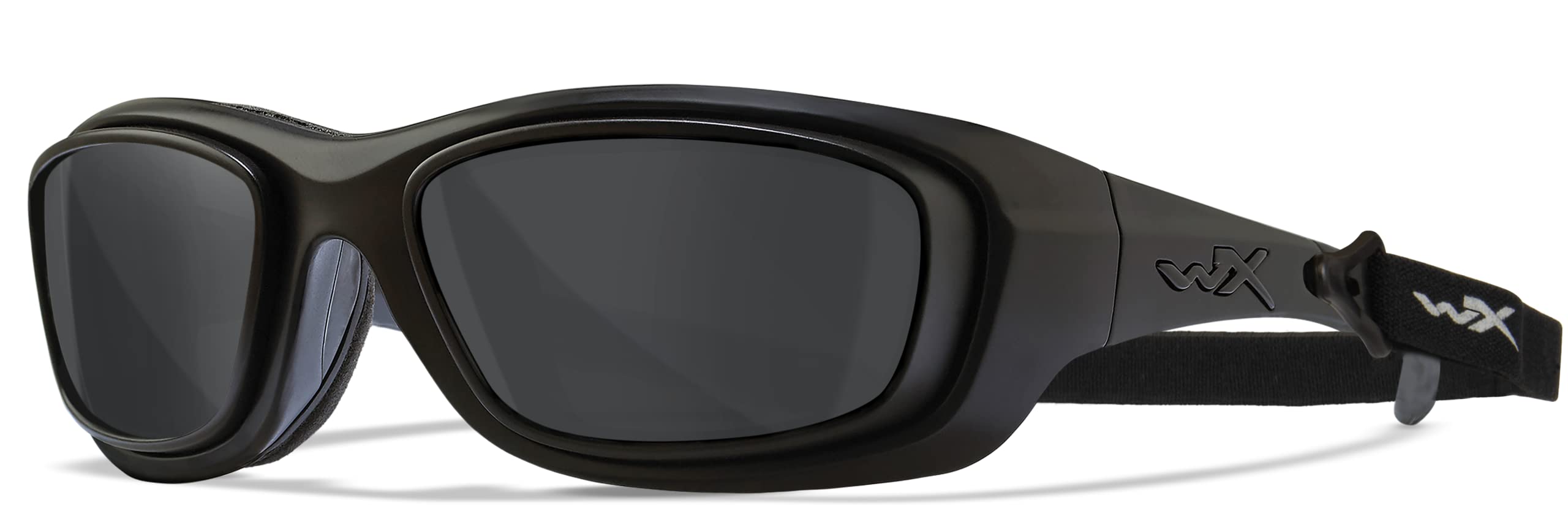 Wiley X Gravity ANSI Z87.1 Safety Sunglasses for Men & Women - UV Protection, Matte Black Frame, Smoke Grey Lens for Shooting, Fishing, Biking & Extreme Sports - Ideal for Outdoor Activities, Work Safety & Sports Enthusiasts