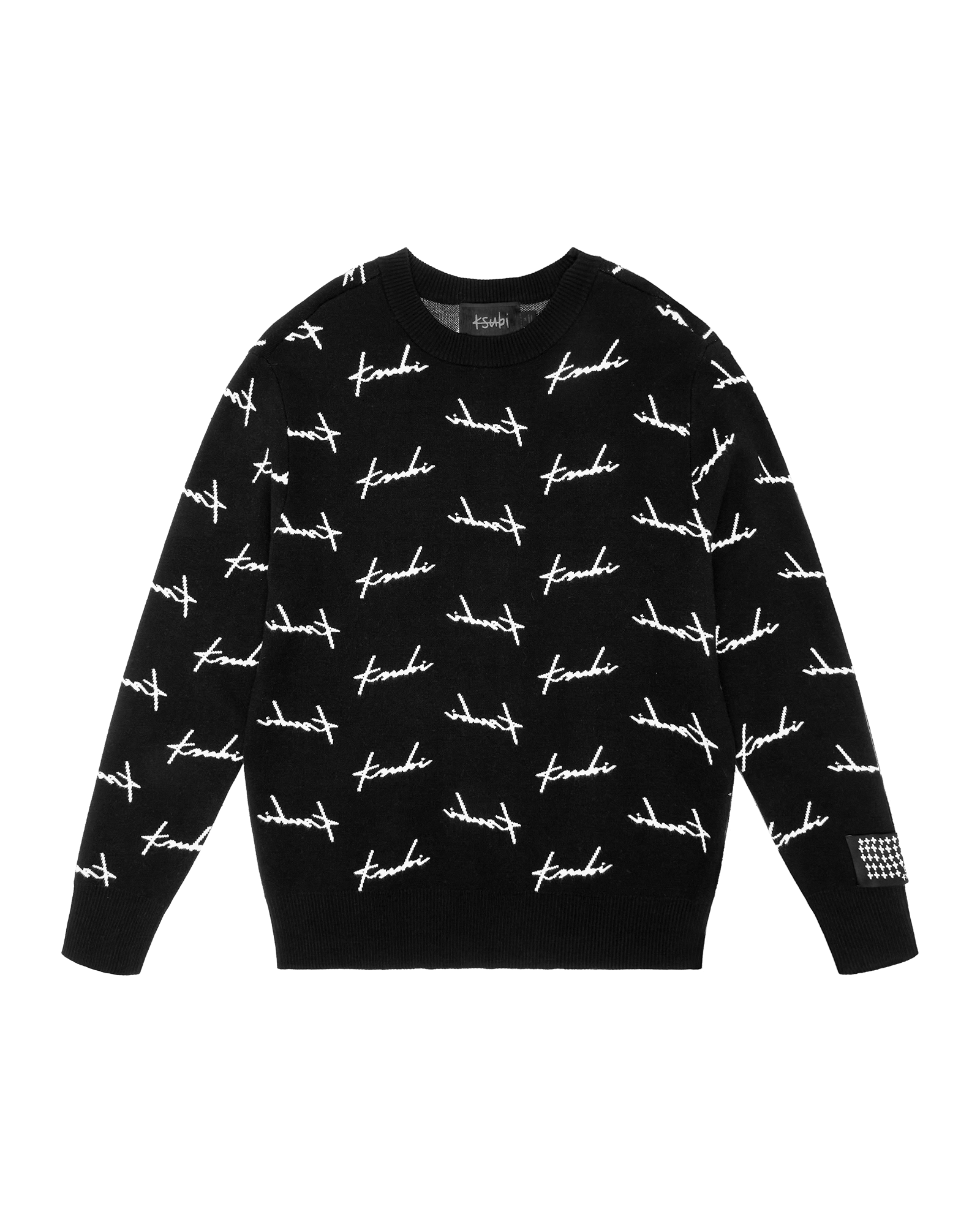 SKRIPT KNIT CREW Black Sweater - Soft Cotton Pullover for Men & Women | Casual Everyday Wear, Office Outfits & Weekend Style