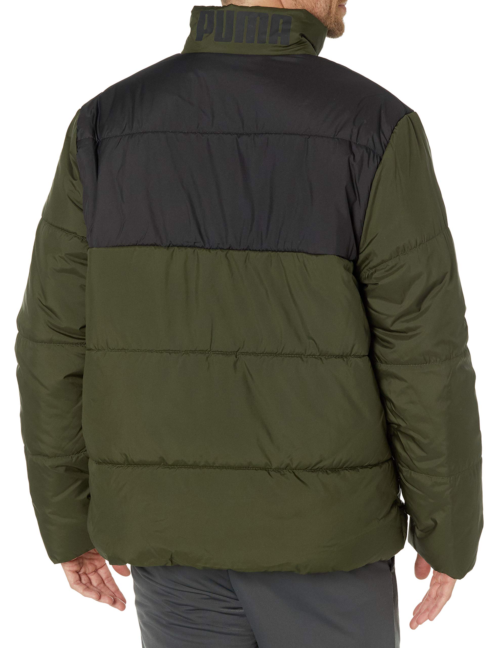 PUMA Men's Essentials+ Padded Jacket - Lightweight Water-Resistant Hooded Jacket for Running, Hiking & Outdoor Activities | Warm Fleece Lining | Casual Streetwear Style