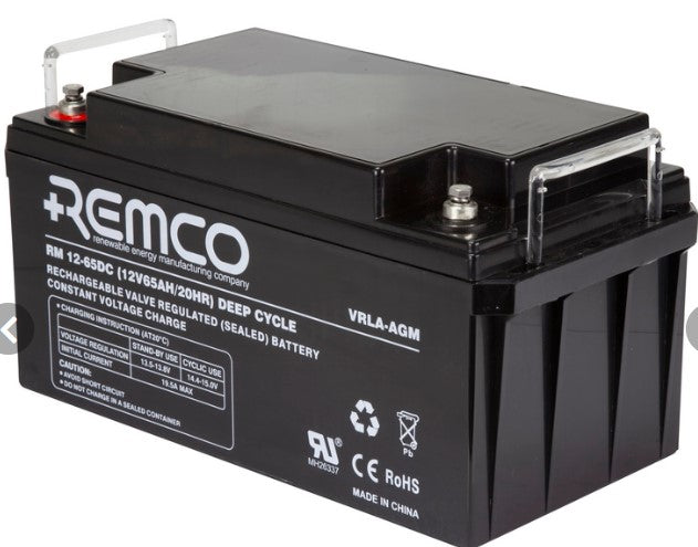 Remco 12V 69Ah Sealed Lead Acid (SLA) Battery - High Performance Replacement Power for UPS, Solar Systems & Emergency Backup - Great Value Deal
