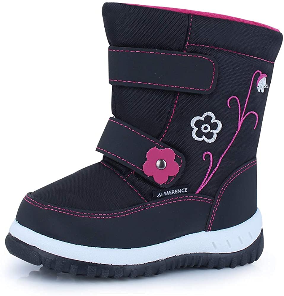 EQUICK Waterproof Winter Boots for Boys & Girls - Lightweight Snow Boots with Fur Lining for Toddler, Little Kid & Big Kid - Perfect for Outdoor Play & Cold Weather Activities