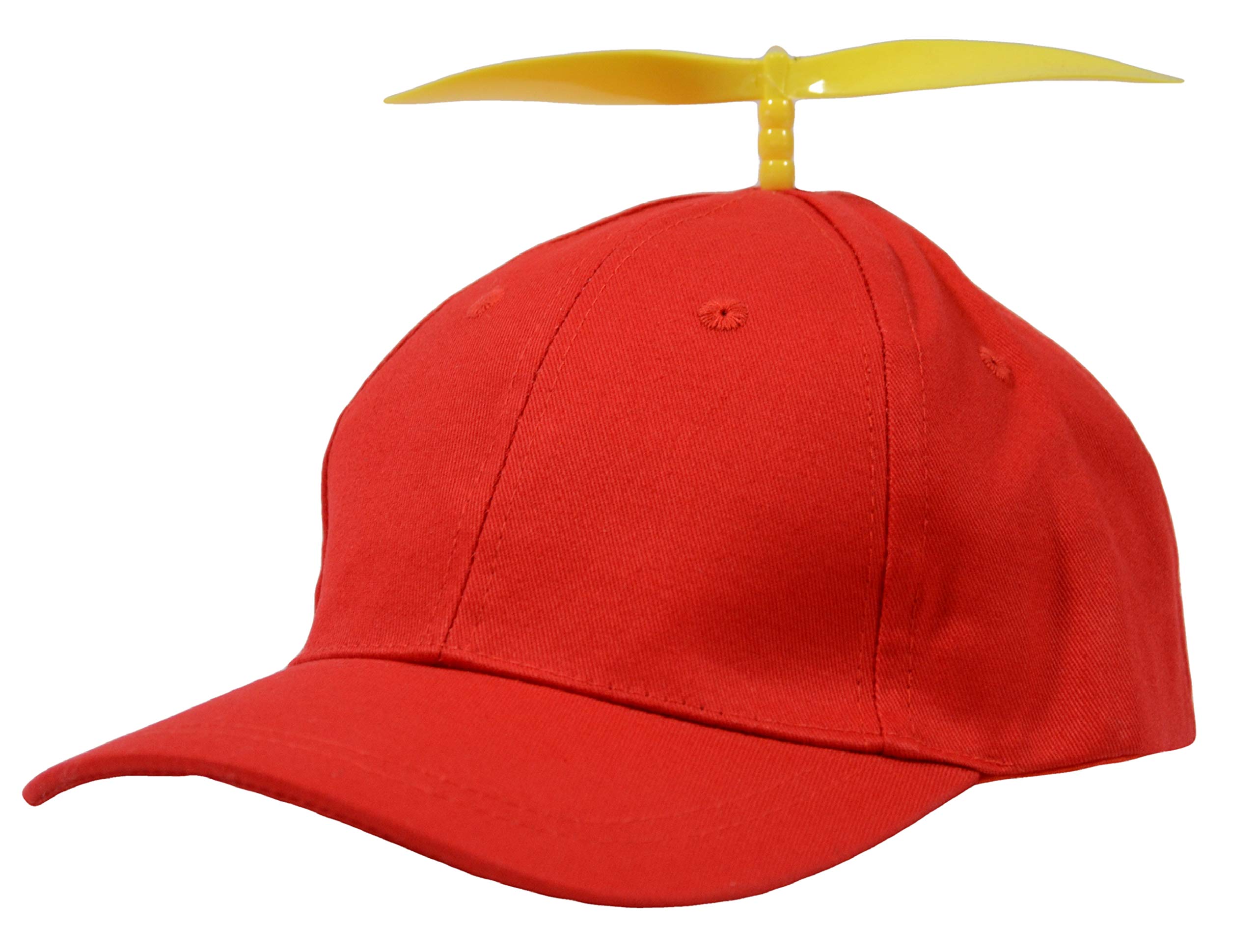 Jewelia's Closet Tweedle Dee & Tweedle Dum Costume Hats for Kids & Adults - Whimsical Alice in Wonderland Propeller Beanie for Cosplay, Halloween, and Theme Parties